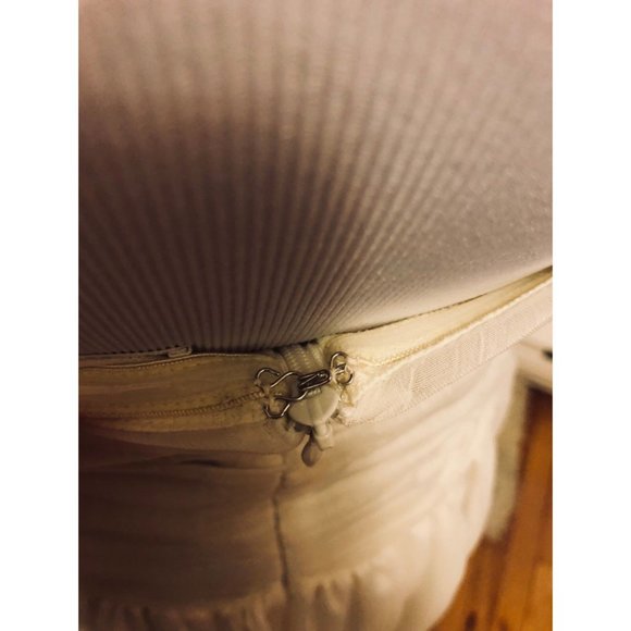 Ellison strapless high low cream formal dress size Large - Picture 4 of 6